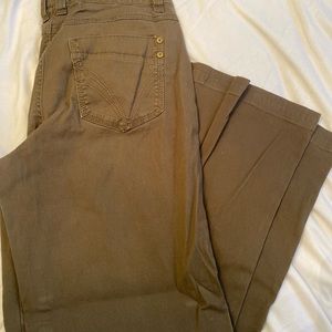 Cropped Flared Leg Jeans